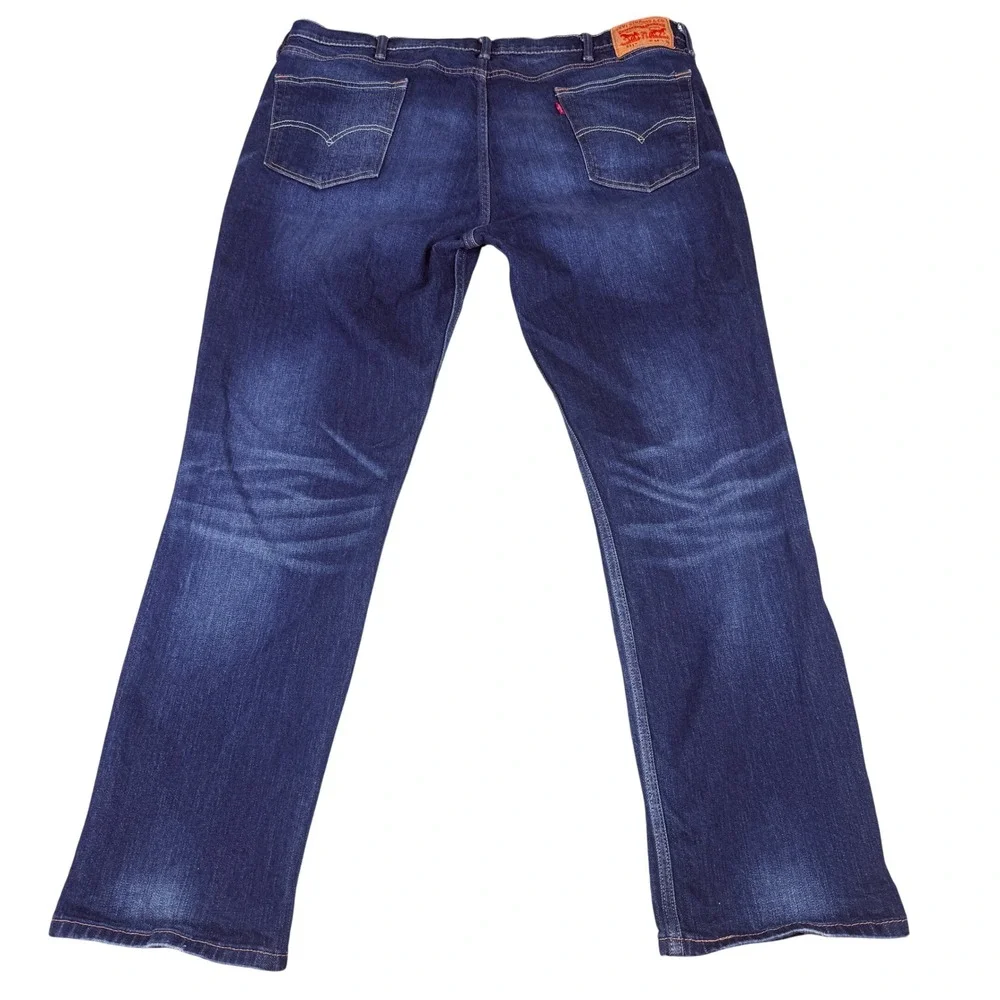 Levis 511 Jeans Mens 44x32 Blue Slim Fit Stretch Denim Ducky Boy Fade 04511-2369